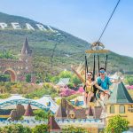 Zipline Vinpearl Nha Trang sở hữu đường trượt dốc nhất, dài nhất và có cú nhảy tiếp đất cao nhất tại Việt Nam.