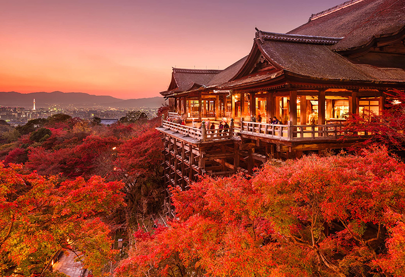 Chùa Thanh Thuỷ thực sự là một nơi tuyệt đẹp và phải ghé thăm nếu bạn đến Kyoto.